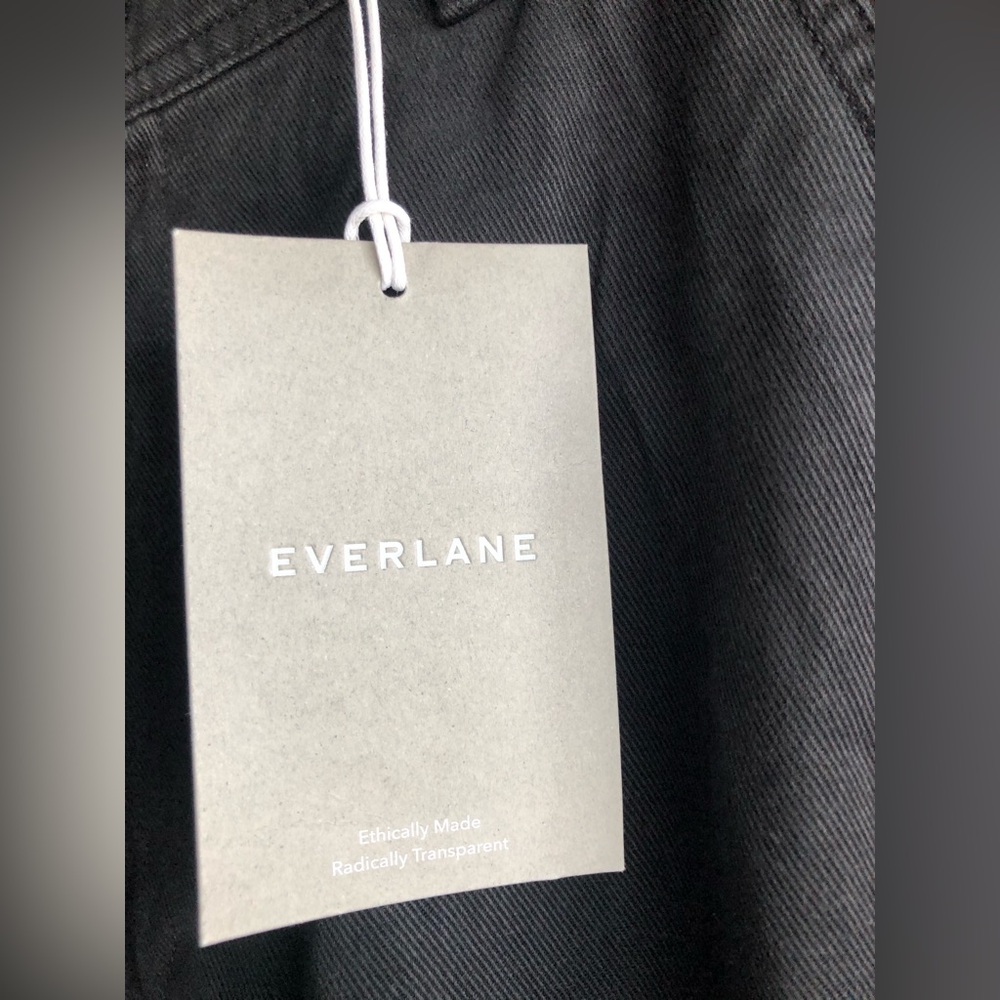 NEW Everlane Womens The TENCEL™ Relaxed Chino Pants Soft Slouchy Black 6 - Picture 11 of 16